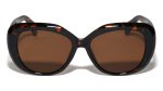 Three Dot Temple Accent Fashion Butterfly Wholesale Sunglasses