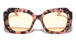 Temple Color Bar Accent Fashion Butterfly Wholesale Sunglasses
