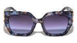 Tangled Snakes Hinge Accent Fashion Geometric Cat Eye Wholesale Sunglasses