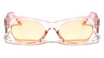 Flower Temple Accent Fashion Cat Eye Wholesale Sunglasses