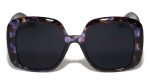 Flower Temple Accent Fashion Oversized Butterfly Wholesale Sunglasses